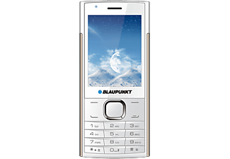 BLAUPUNKT FL-01 fehér-arany nyomógombos kártyafüggő mobiltelefon + Telenor MyMinute expressz kártya