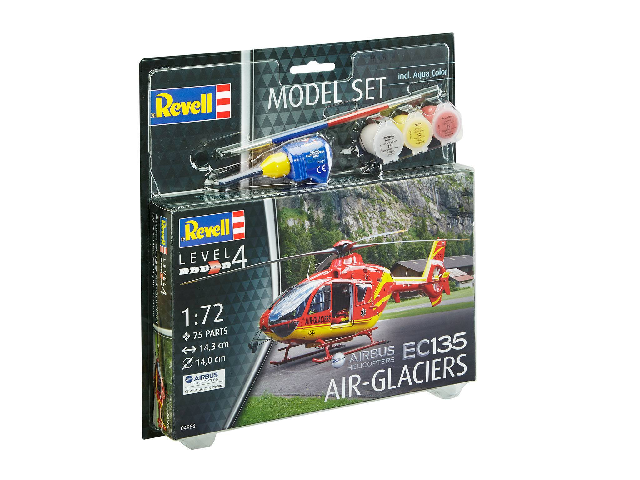 Set Model Spielwaren, Mehrfarbig REVELL EC135 AIR-GLACIERS