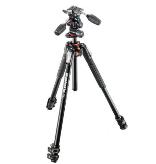 MANFROTTO MK190XPRO3-3W 190 ALU KIT 3-S 3W Head Tripod