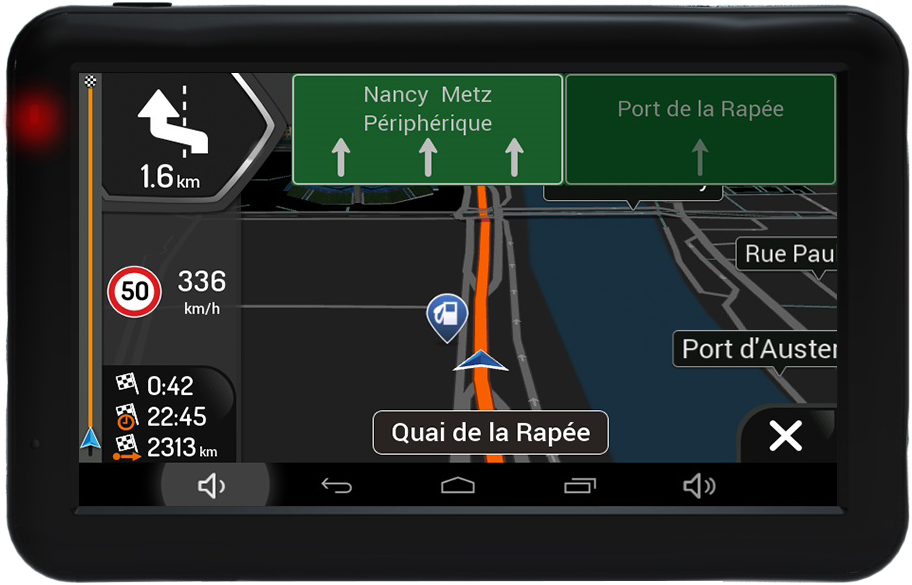 NAVON A500 autós navigáció + iGO Primo NextGen teljes Európa térkép élettartam frissítéssel