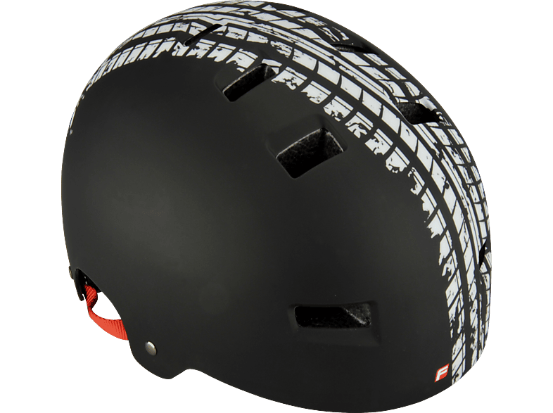 FISCHER 86716 Fahrradhelm BMX Track (Fahrradhelm, 54 cm - 58 cm, Schwarz)