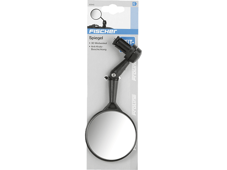 FISCHER 85940 Spiegel Weitwinkel Fahrradspiegel