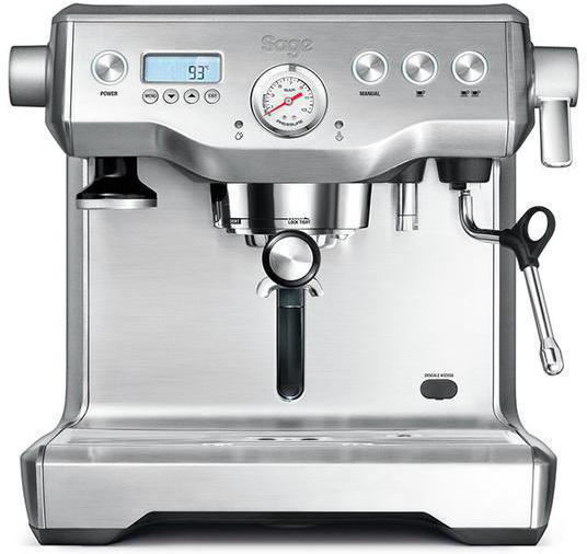 SAGE SES920BSS4EEU1 the Dual Boiler Espressomaschine Silber
