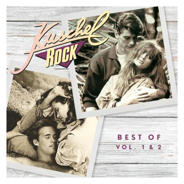CD-Cover mit zwei Fotos von Paaren, den Worten 'Kuschel Rock' und 'Best of'.