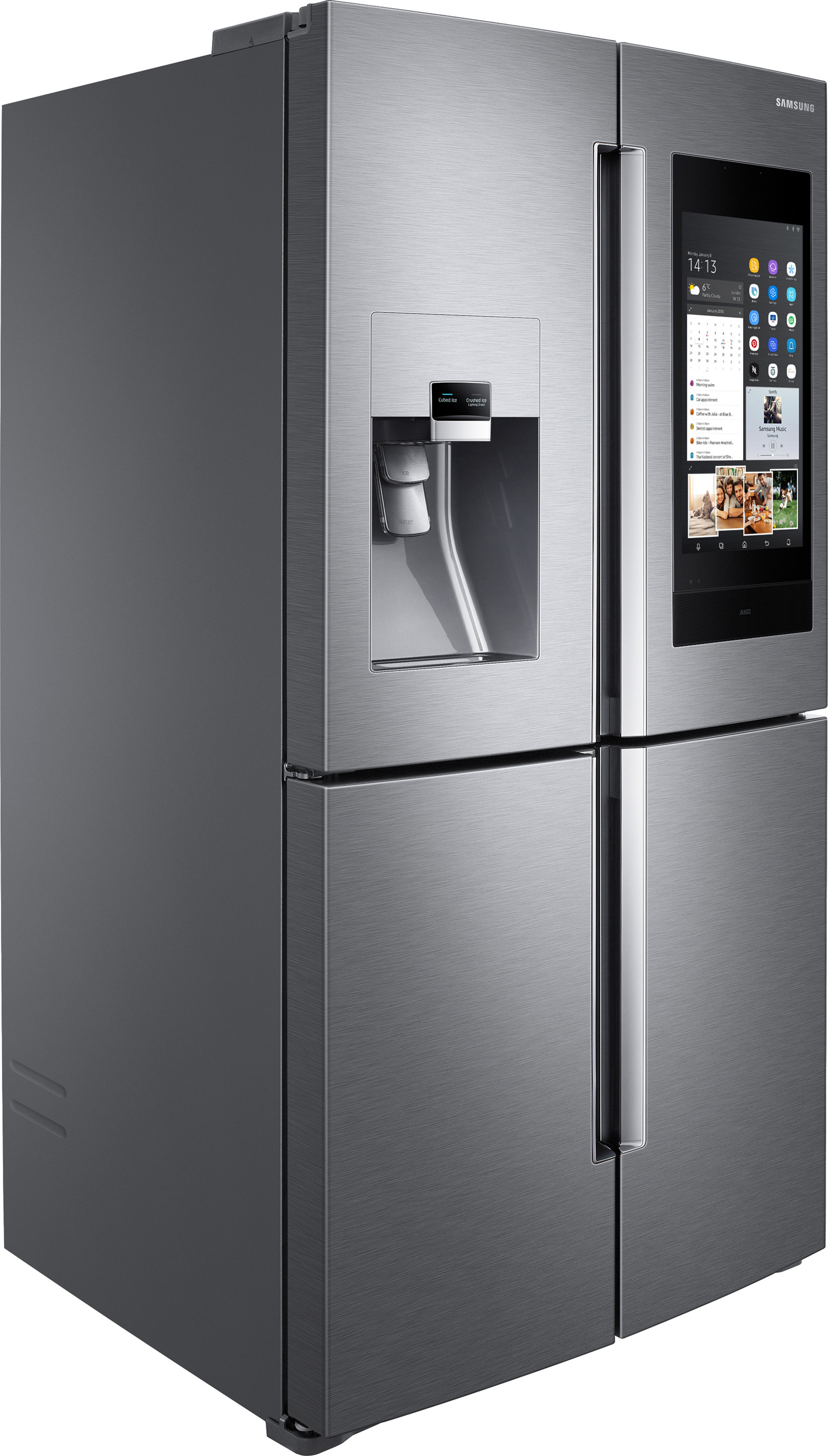 SAMSUNG RF56N9740SR/EF French Door (608 l, G, 1825 mm hoch, Edelstahl)