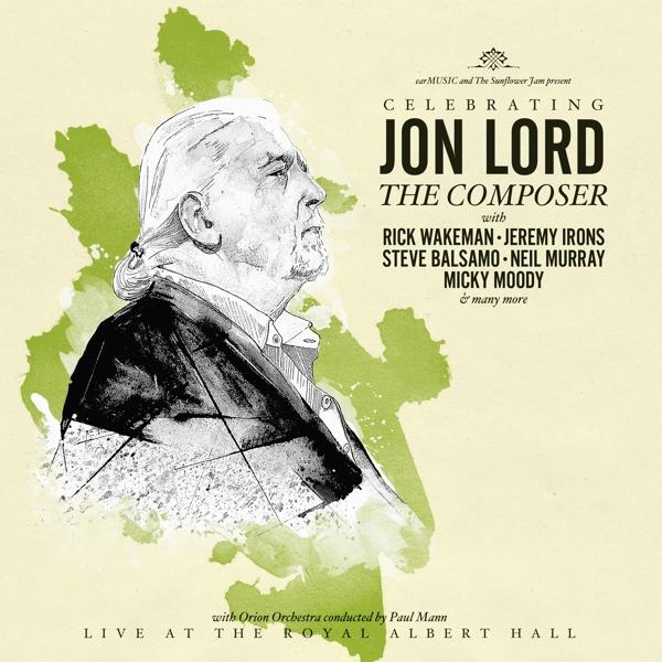 Albumcover von Jon Lord mit Text und Namen und einem hellgrünen Hintergrund.