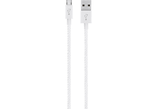 BELKIN MIXIT Metallic Micro-USB naar USB-kabel Wit