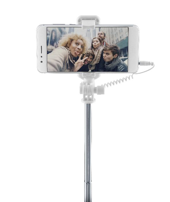 CELLULAR LINE 39582 - Bâton de selfie (Noir)
