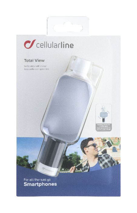 CELLULAR LINE 39582 - Bâton de selfie (Noir)