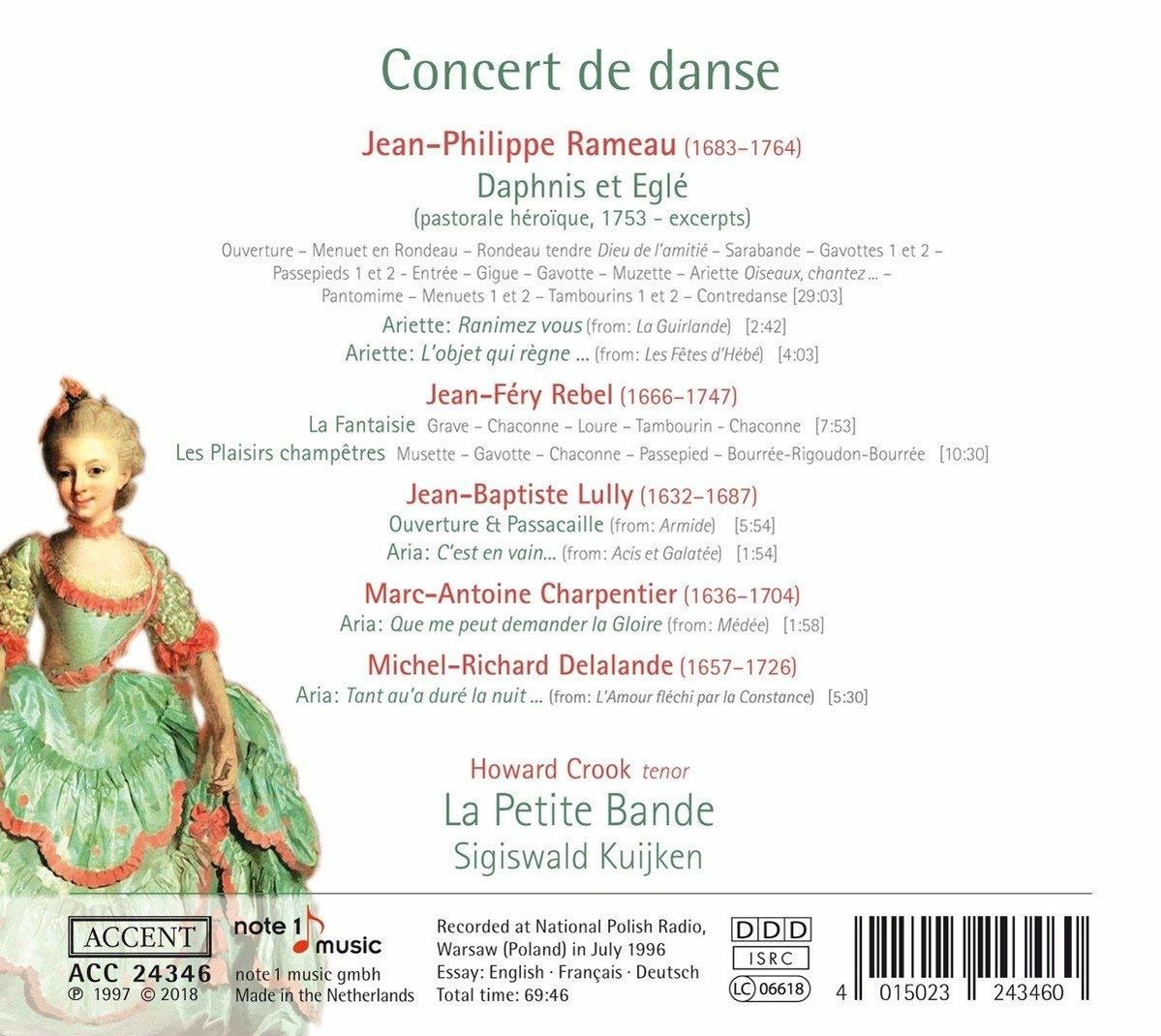 La Petite Bande - CONCERT DE DANSE  - (CD)