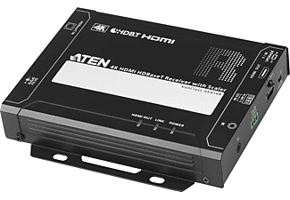 ATEN VE816R Récepteur HDMI 4K HDBaseT avec ajusteur - Extendeur HDMI, Noir