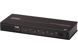 ATEN ATEN VS481C 4-Port True 4K HDMI Switch - Commutatore HDMI - Plug-and-Play - Nero - Commutatore HDMI ()