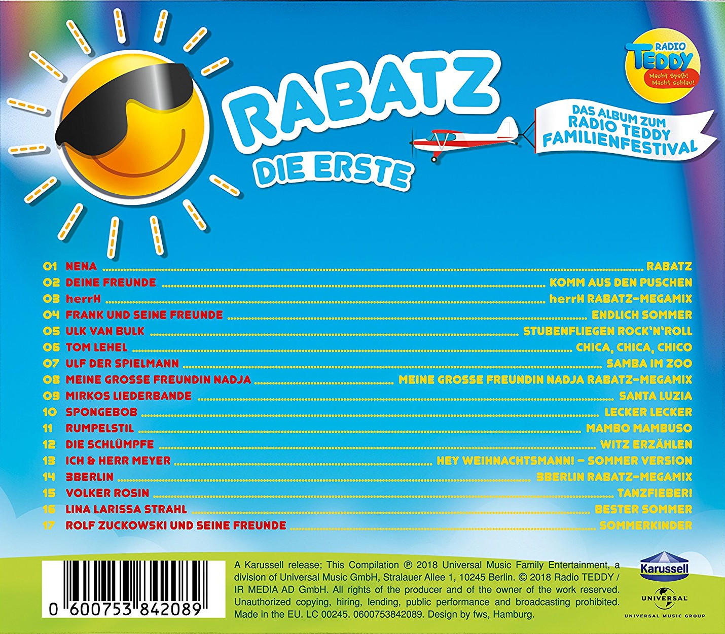VARIOUS - Radio Teddy - Rabatz Die Erste  - (CD)