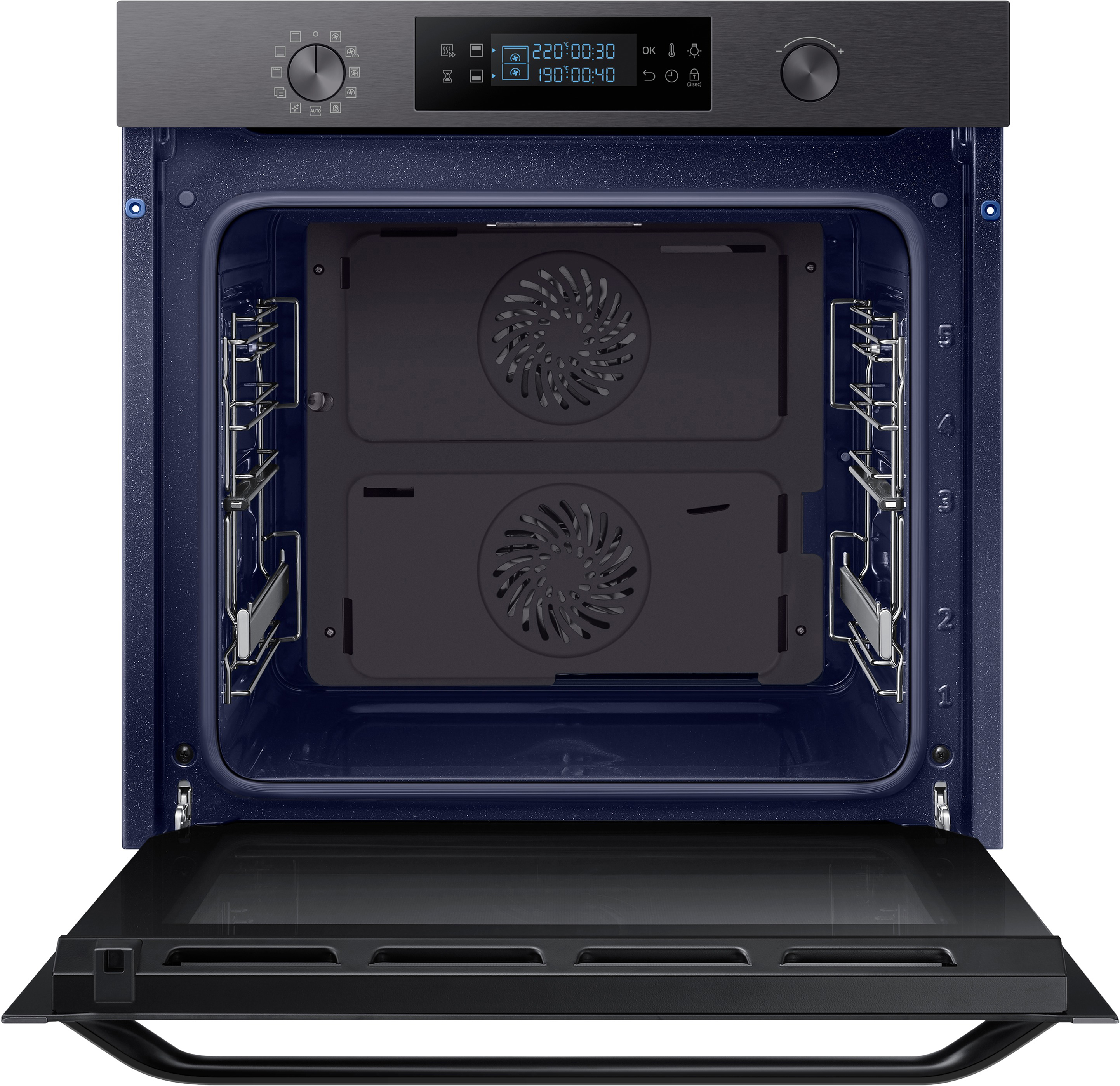 SAMSUNG NV75K5541RM, Backofen (Einbaugerät, 75 l, 595 mm breit)