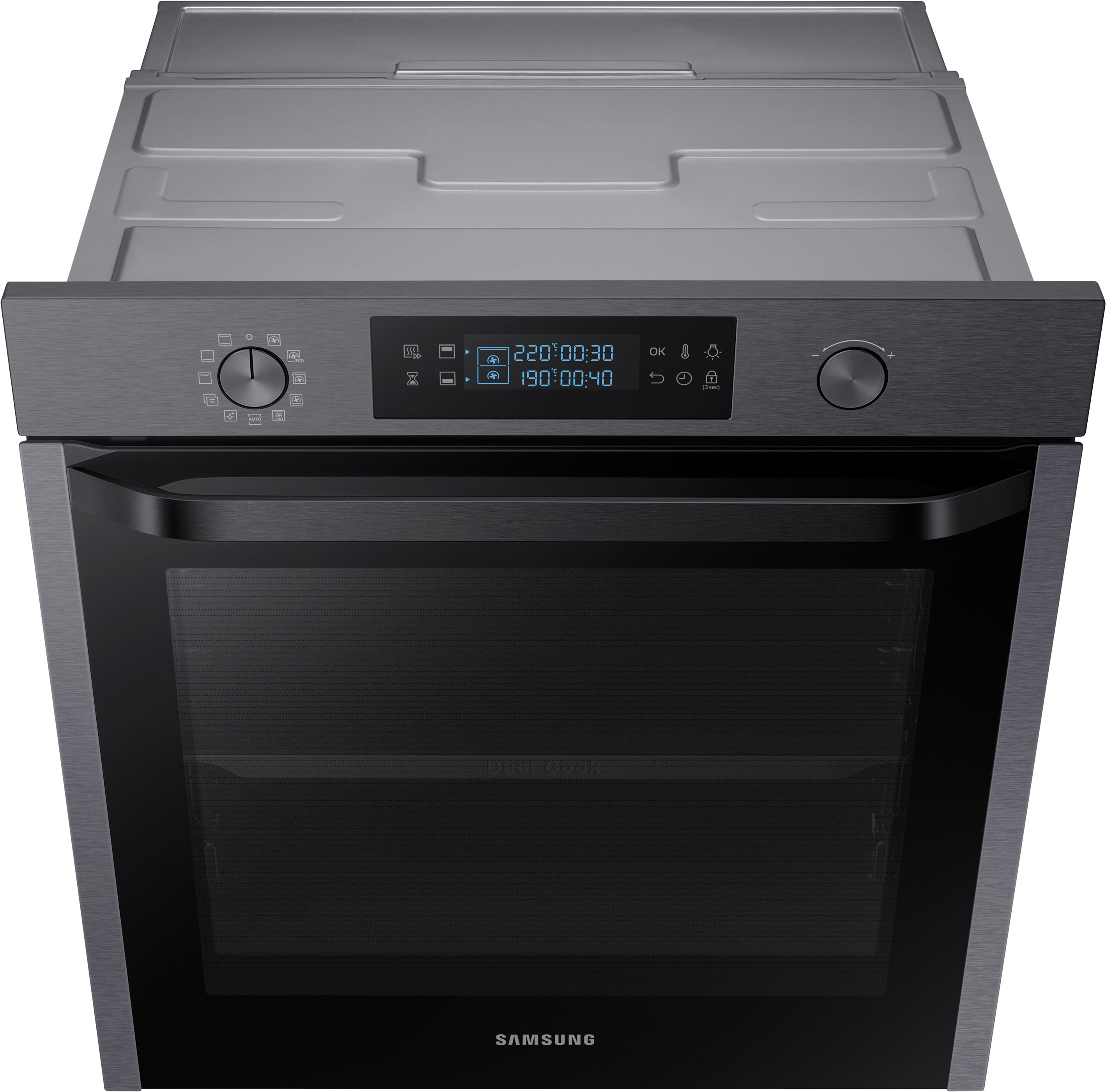 SAMSUNG NV75K5541RM, Backofen (Einbaugerät, 75 l, 595 mm breit)