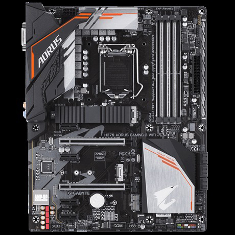 GIGABYTE H370 Aorus Gaming 3 WIFI Mainboard Schwarz