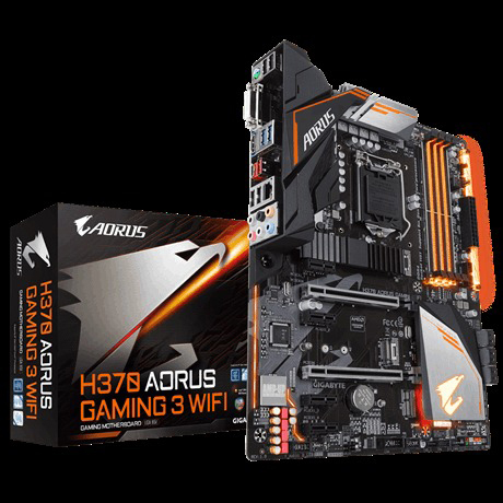GIGABYTE H370 Aorus Gaming 3 WIFI Mainboard Schwarz