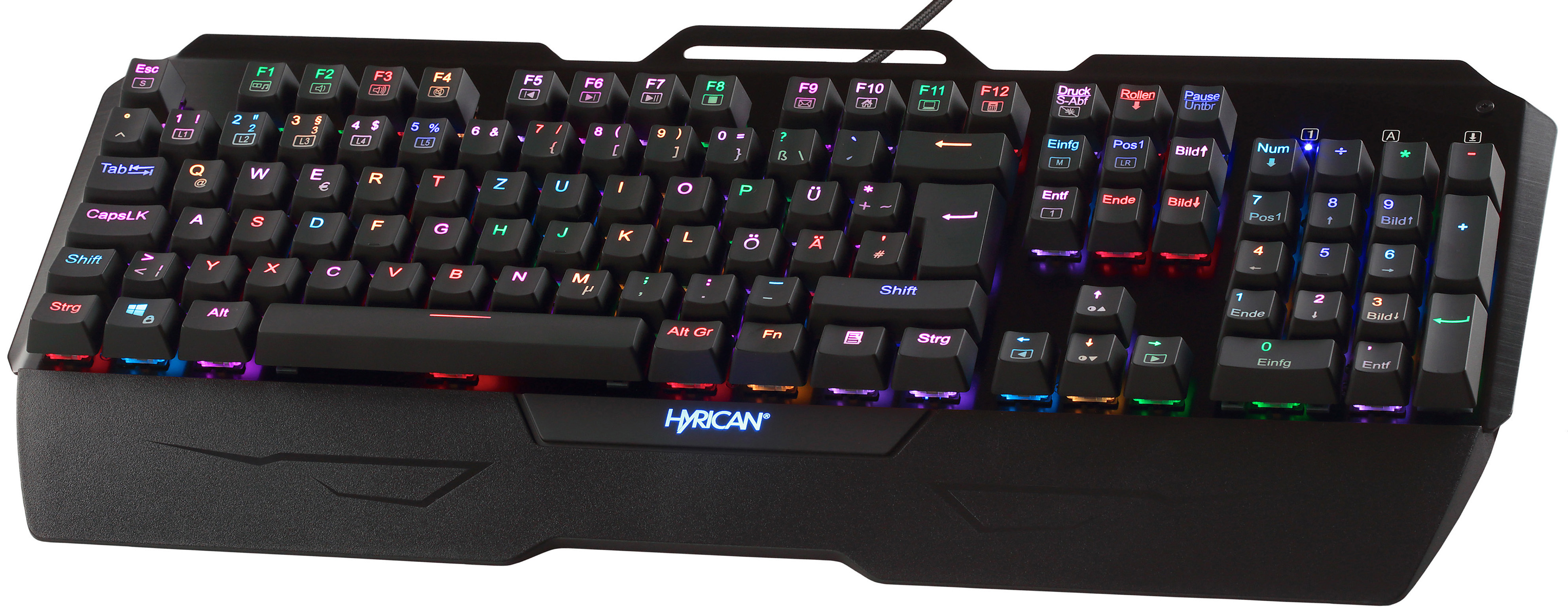 HYRICAN ST-MK29 STRIKER, Gaming Tastatur, Mechanisch, Schwarz