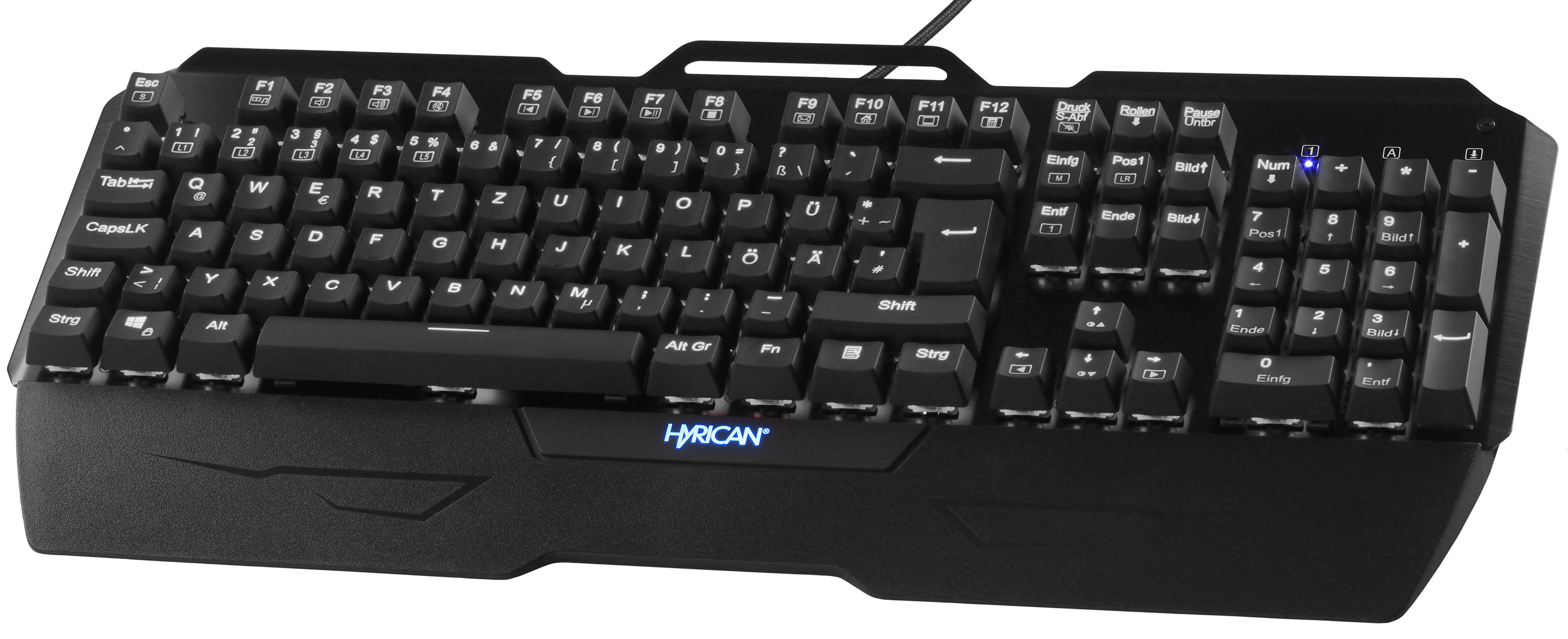 HYRICAN ST-MK29 STRIKER, Gaming Tastatur, Mechanisch, Schwarz