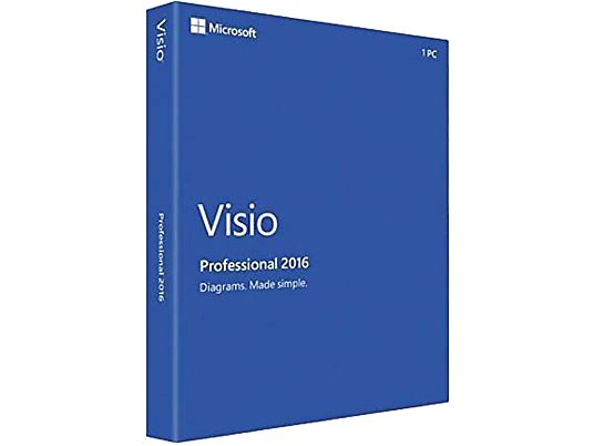 Microsoft Visio Professional 2016 (1 PC) - PC - 