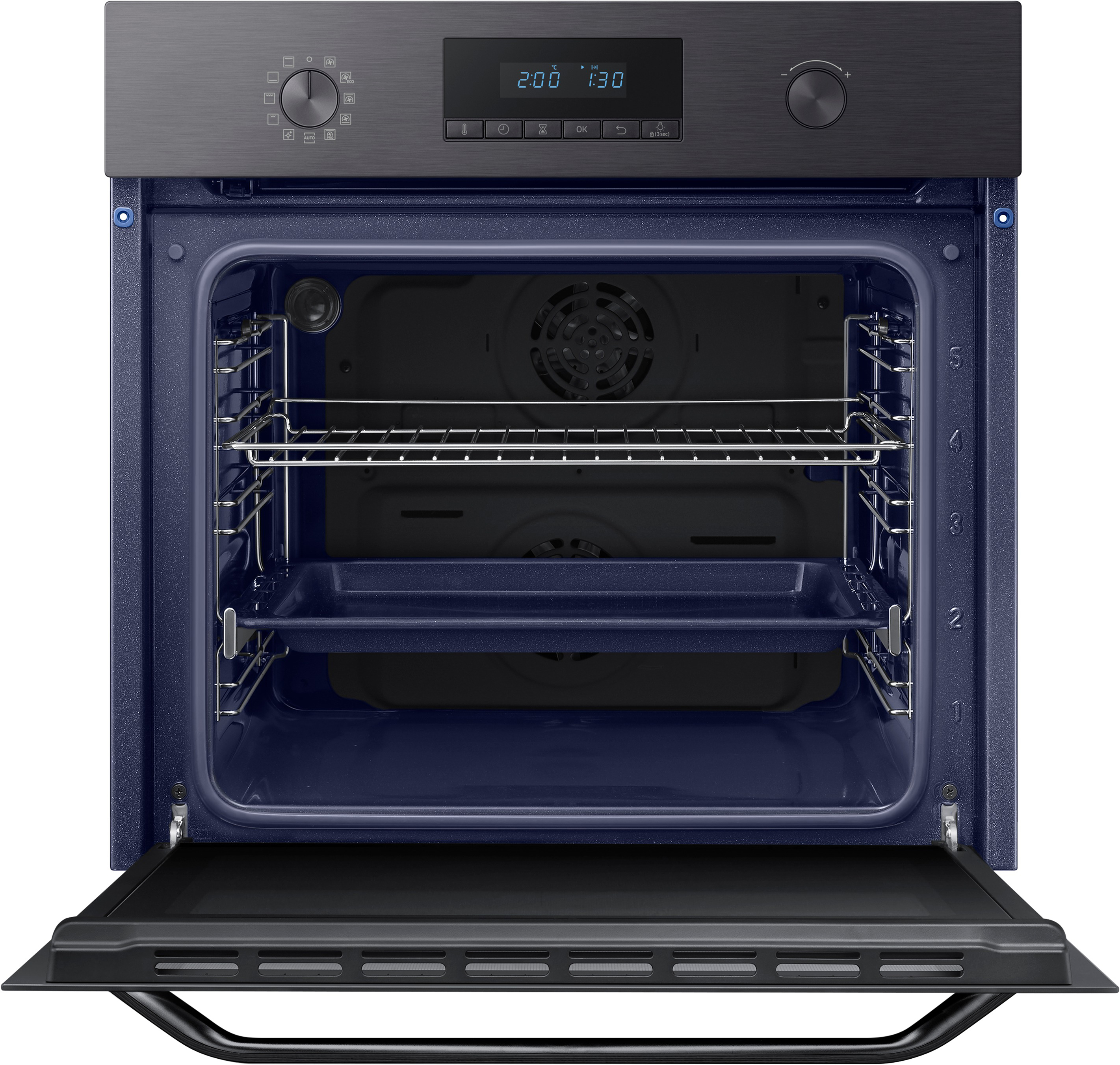 SAMSUNG NV70K2340RM/EG, Einbaubackofen (Einbaugerät, 70 l, 595 mm breit)