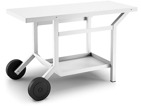 NOUVEL 402870 Roll Table F/ Plancha - Rollwagen (Weiss)