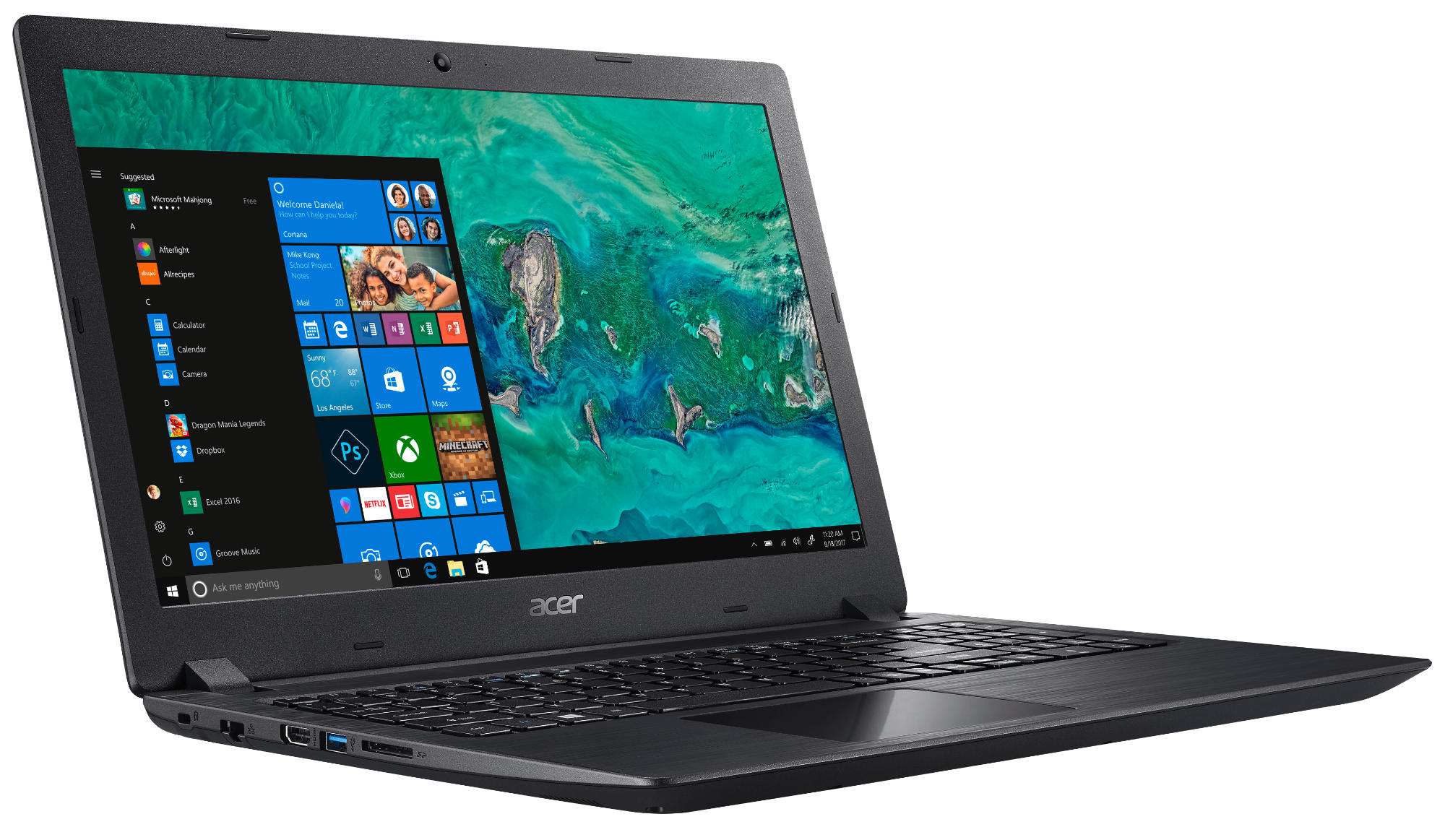 ACER Aspire 3 (A315-51-39US) - 15,6 Zoll - Intel® Core™ i3 i3-6006U - 8 GB - 1 TB - Intel® HD 520 - Windows 10 Home (64 Bit)