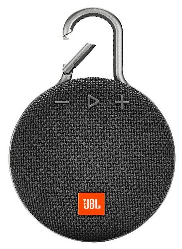 Altavoz inalámbrico - JBL Clip 3 Black, 3 W, Bluetooth, IPX7, Micrófono, Mosquetón, Negro