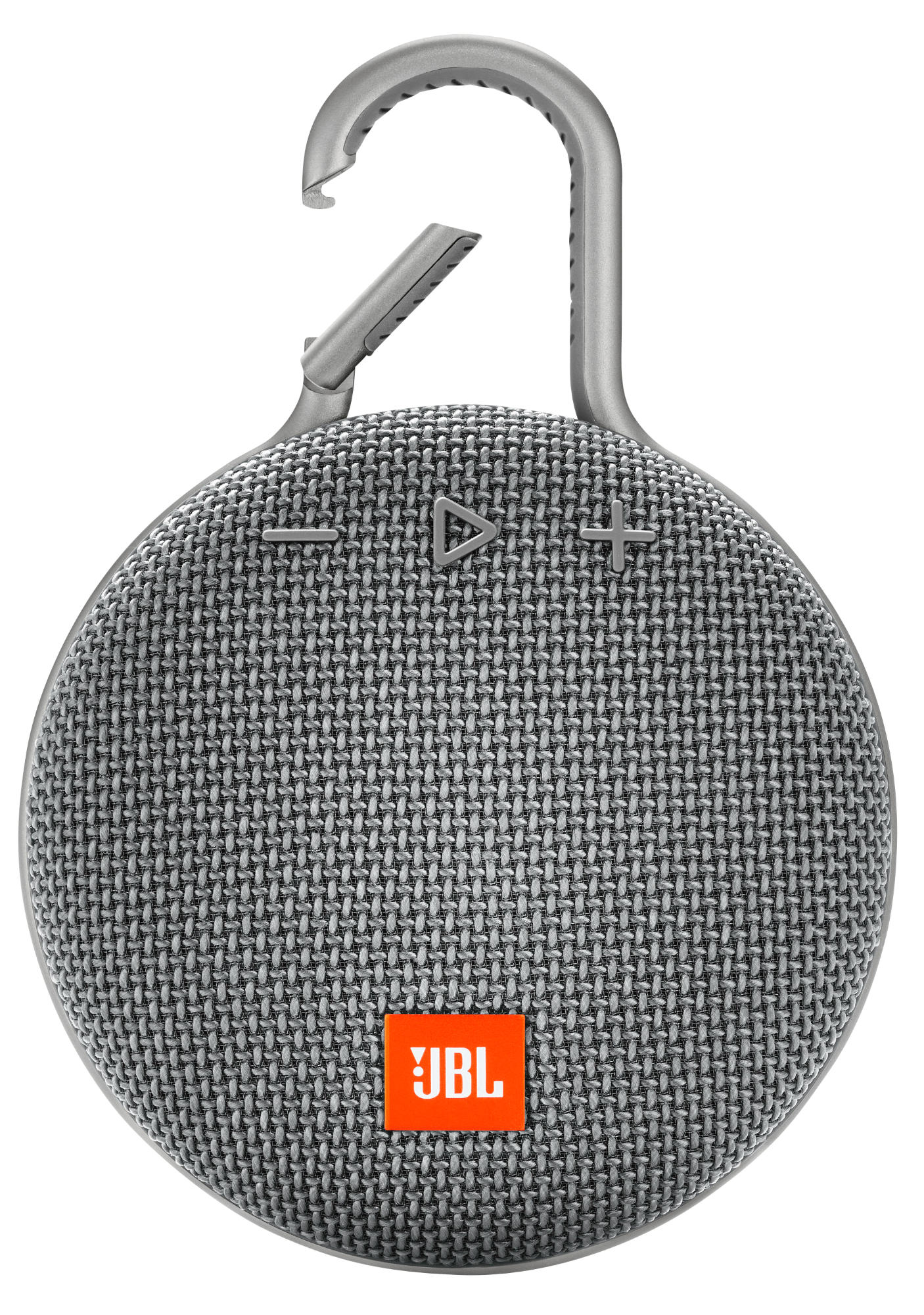 Altavoz inalámbrico - JBL Clip 3 Grey, 3 W, Bluetooth, IPX7, Micrófono, Mosquetón, Gris