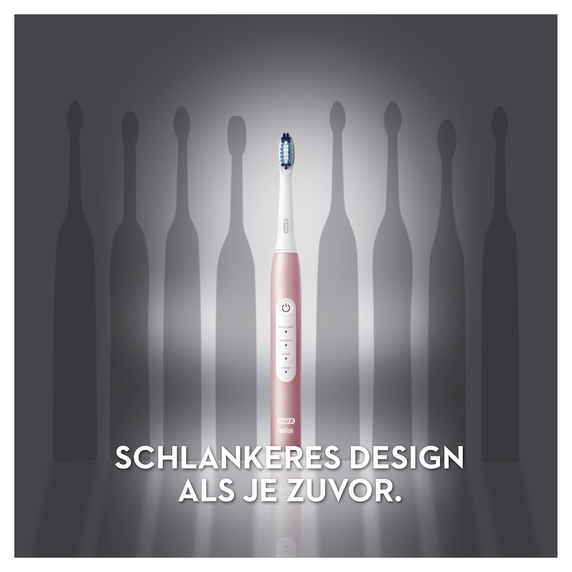 ORAL-B Pulsonic Slim Luxe 4000 Schallzahnbürste Roségold/Weiß