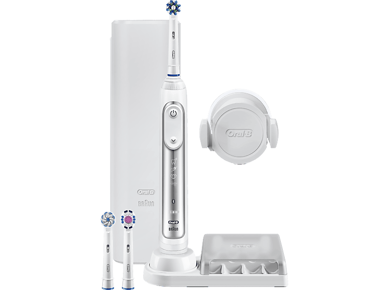 Zahnbürste ORAL B Genius 8000N Zahnbürste WeißSilber | MediaMarkt Zahnbürste ORAL B Genius 8000N Zahnbürste WeißSilber | MediaMarkt