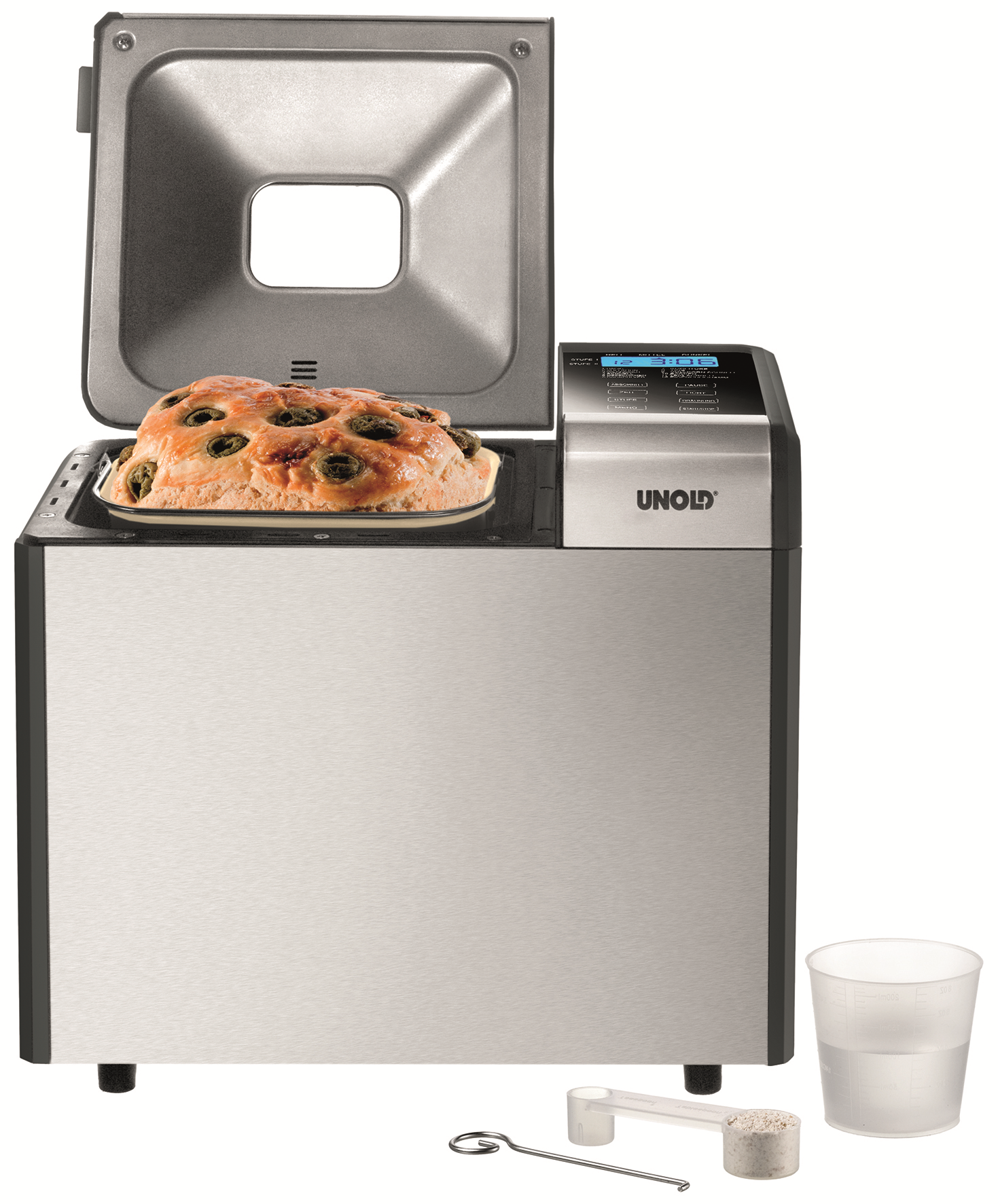 UNOLD 68415 TOP EDITION (Brotbackautomat, Edelstahl/Schwarz)
