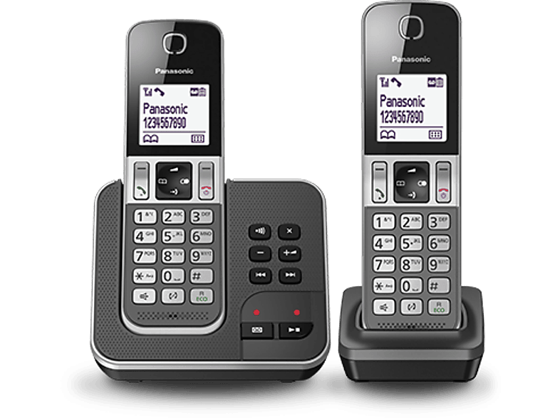 PANASONIC Draadloze telefoon KX-TGD322NLG Duo
