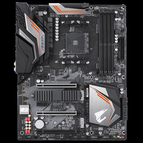 GIGABYTE X470 Aorus Ultra Gaming Mainboard Schwarz