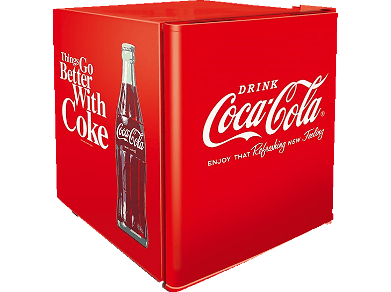 CUBES CC 164 COCA-COLA RETRO Kühlschrank (F, 525 mm hoch, Rot)