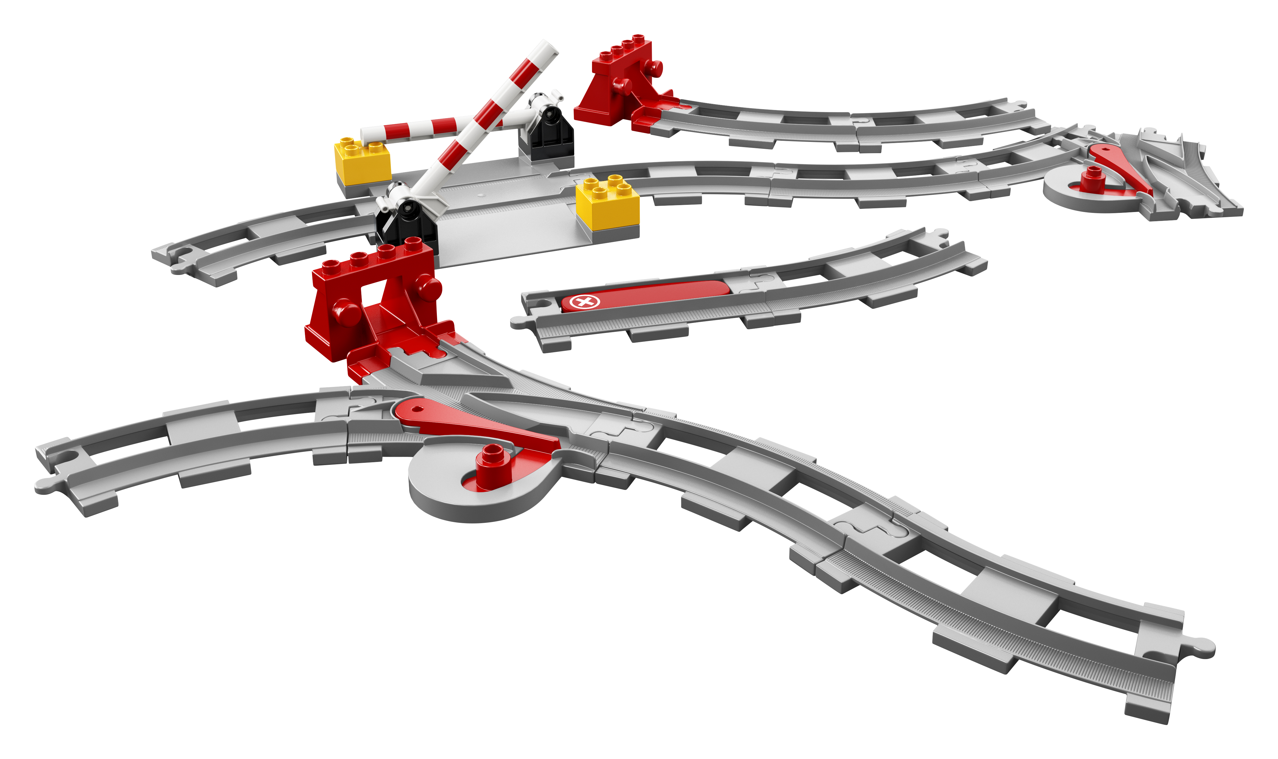 Eisenbahn Schienen LEGO 10882 Bausatz, Mehrfarbig