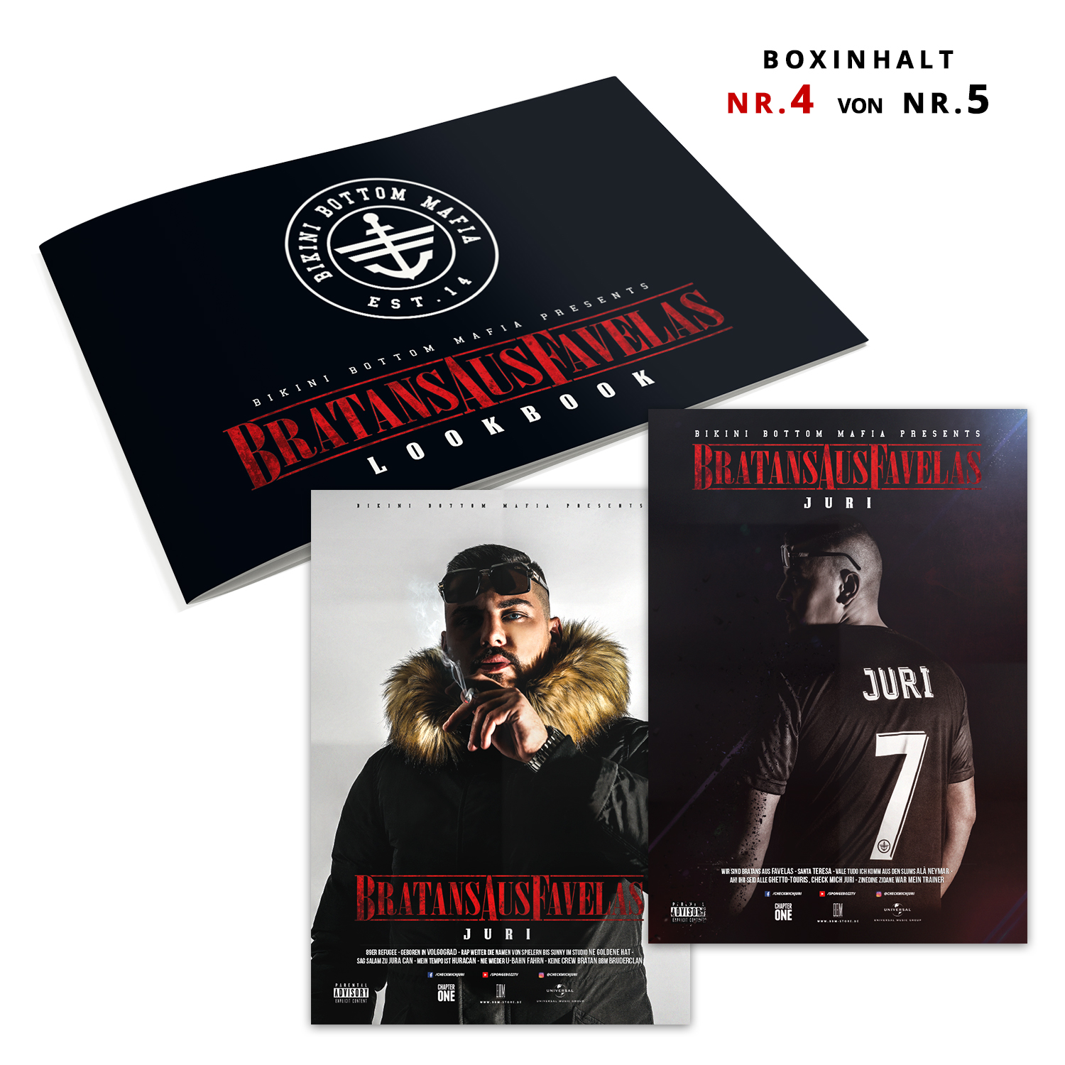 JURI - Bratans aus Favelas (Limited Gang-Box)  - (CD)