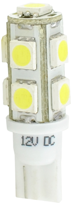 HOMASITA 72LB058W T10 LED 9x5050 SMD fehér, 1 pár