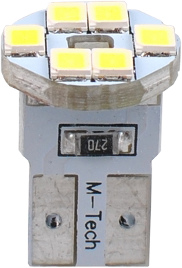 HOMASITA 72LB079W T10 LED P 6x3528 SMD fehér, 1 pár