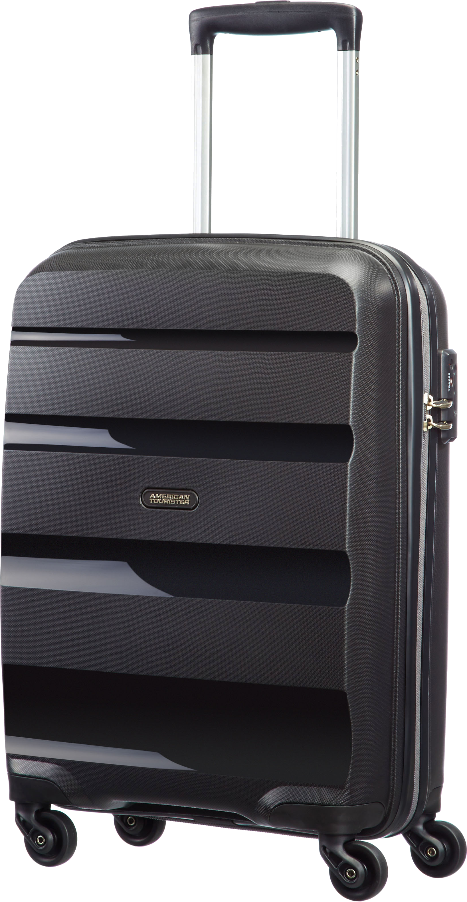 AMERICAN TOURISTER Bon Air Spinner gurulós bőrönd, S-es méret, fekete (85A.09.001)