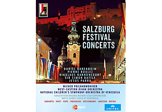 Barenboim/Harnoncourt/Rattle/Boulez - Salzburg Festival Concerts  - (Blu-ray)