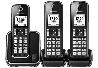 PANASONIC KX-TGC423FRW Blanc Téléphone Sans Fil DECT Trio Avec Repondeur 5025232870912