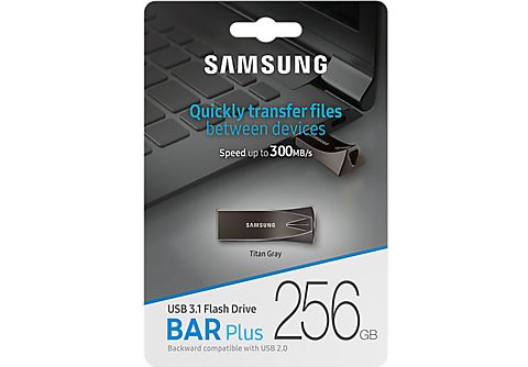 SAMSUNG BAR Plus 256GB Titanium Grijs