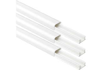 SCHOENENBERGER schönenberger Canale di cavo in PVC - 14 x 10 mm - 1 m - Bianco -  (Bianco)
