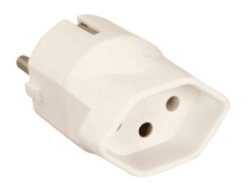 SCHOENENBERGER 8009 TRAVEL PLUG SCHUKO CII - Reiseadapter (Weiss)