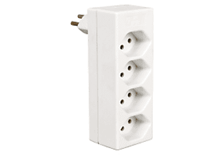 SCHOENENBERGER 6.596 ABZWEIGSTECKER WEISS 4XT13 - Abzweigstecker (Weiss)