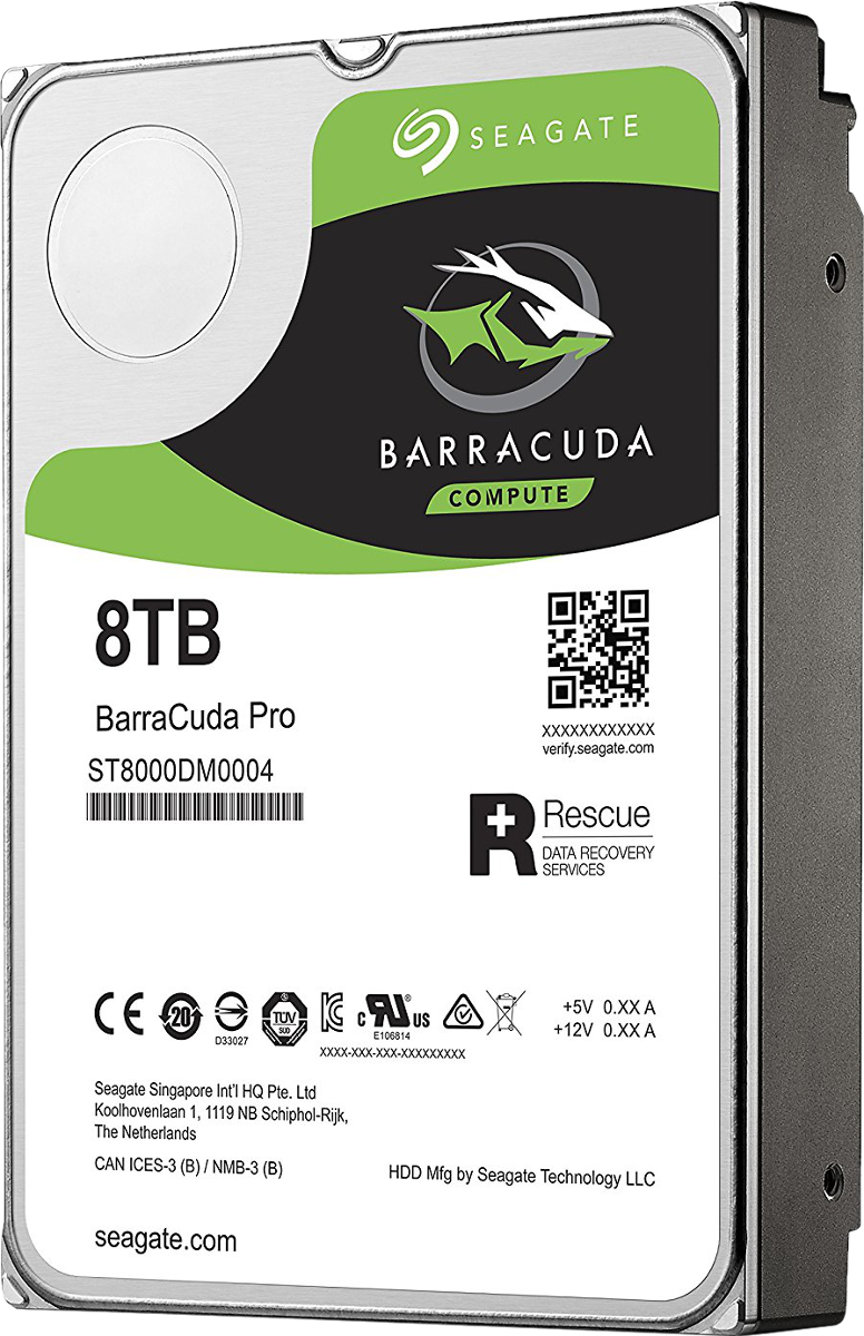 【未使用】Seagate BarraCuda 8TB HDD SEAGATE Seagate BarraCuda 8 TB desktop hard drive | Internal hard