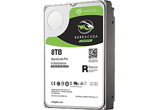 SEAGATE BarraCuda - Festplatte (HDD, 8 TB, Silber)