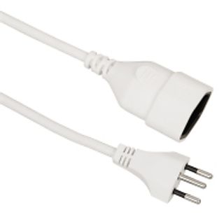 SCHOENENBERGER Câble d'extension TD 3 x 1,2 m, blanc - Câble de rallonge (Blanc)
