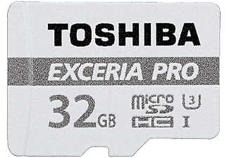TOSHIBA MIC-SDCX EXCERIA PRO 32GB 95MB/S - Speicherkarte  (32 GB, 95, Grau)